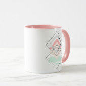 Mug Conception abstraite géométrique (Devant droit)