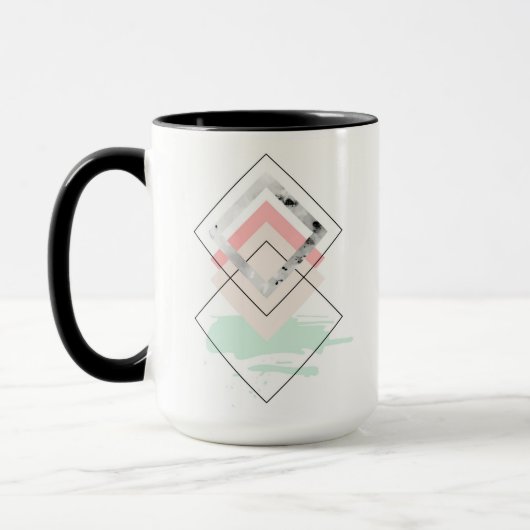 Mug Conception abstraite géométrique (Gauche)