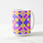 Mug Conception Abstraite Géométrique Colorée (Devant droit)