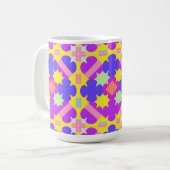 Mug Conception Abstraite Géométrique Colorée (Devant gauche)