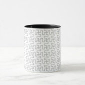 Mug Conception abstraite géométrique de plancher (Centre)