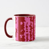 Mug Conception Abstraite Irrégulière Rose Marron Rouge (Gauche)
