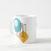 Mug Conception abstraite MCM (Devant gauche)