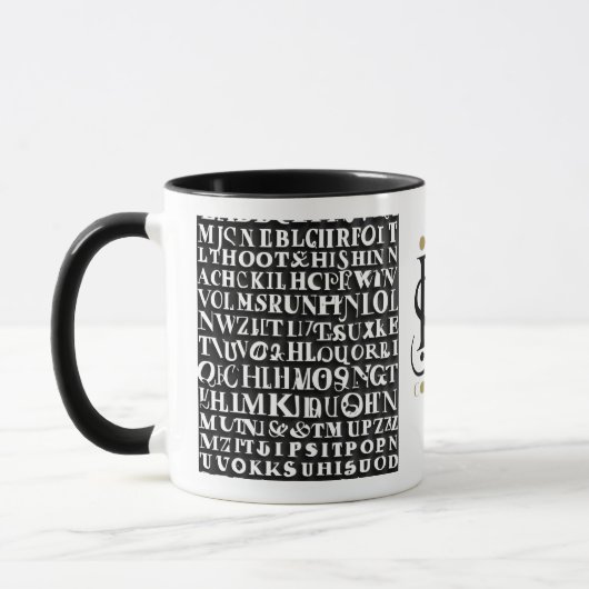 Mug Conception abstraite moderne (Gauche)