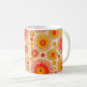 Mug Conception abstraite moderne et attrayante avec fl (Devant droit)