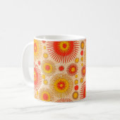 Mug Conception abstraite moderne et attrayante avec fl (Devant gauche)