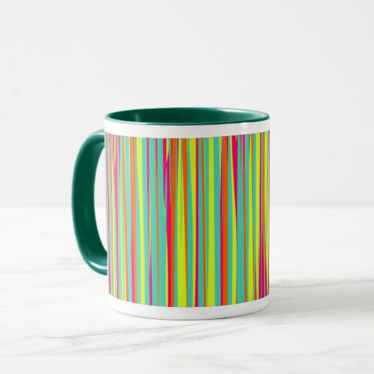 Mug Conception abstraite triée (Devant gauche)