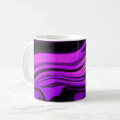 Mug Conception abstraite violette (Devant gauche)