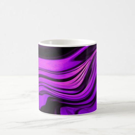 Mug Conception abstraite violette (Centre)