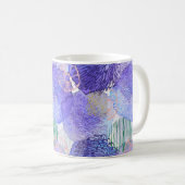Mug Conception abstraite violette (Devant droit)