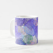 Mug Conception abstraite violette (Devant gauche)