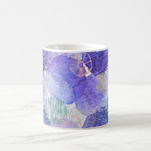 Mug Conception abstraite violette