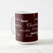 Mug Conception Amateur de Chocolat Noir (Devant gauche)
