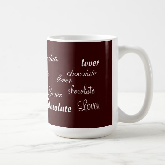 Mug Conception Amateur de Chocolat Noir (Droite)