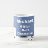 Mug Conception amusante pour l'amateur de golf (Centre)