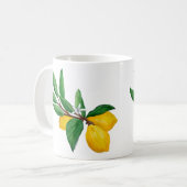 Mug Conception aquarelle de feuille de citron | Citron (Devant gauche)