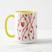 Mug Conception aquarelle de la Saint-Valentin-23223 (Gauche)