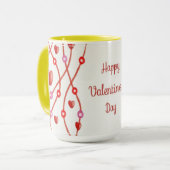 Mug Conception aquarelle de la Saint-Valentin-23223 (Devant gauche)
