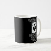 Mug Conception arrière vétéran du contrôleur de combat (Devant droit)