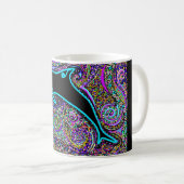 Mug Conception artistique de dauphin (Devant droit)