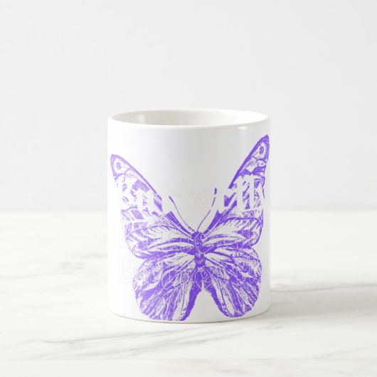Mug conception artistique de papillon mignon (Centre)