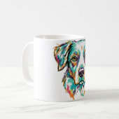 Mug Conception artistique multi-couleurs pour amoureux (Devant gauche)