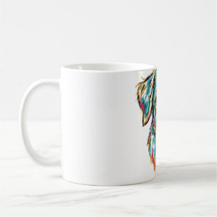 Mug Conception artistique multi-couleurs pour amoureux