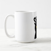Mug Conception aux Yeux de Chat Noir Mystérieux (Gauche)