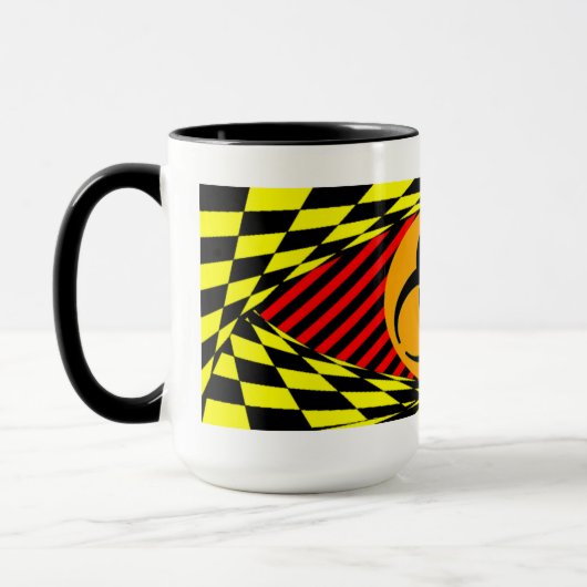 Mug Conception bioaléatoire par Kenneth Yoncich (Gauche)