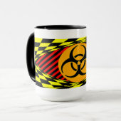 Mug Conception bioaléatoire par Kenneth Yoncich (Devant gauche)