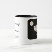 Mug Conception blanche de Pleine lune de Buffalo (Centre)