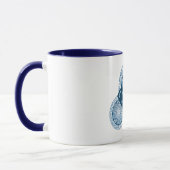 Mug Conception bleue de cercle de Supergirl (Gauche)