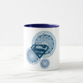 Mug Conception bleue de cercle de Supergirl (Centre)