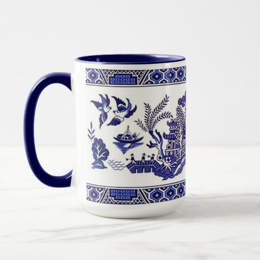 Mug Conception bleue de la Chine de saule (Gauche)