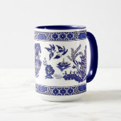 Mug Conception bleue de la Chine de saule (Devant droit)