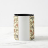Mug Conception bleue et orange de papier peint de (Centre)