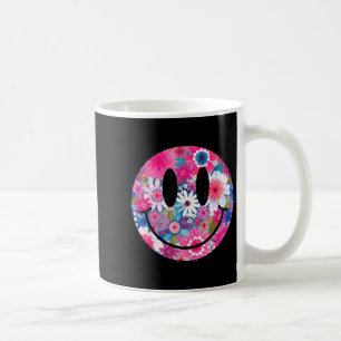 Mug Conception bohème groovy visage souriant fleurs he
