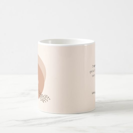 Mug Conception Boho avec message personnel | (Centre)