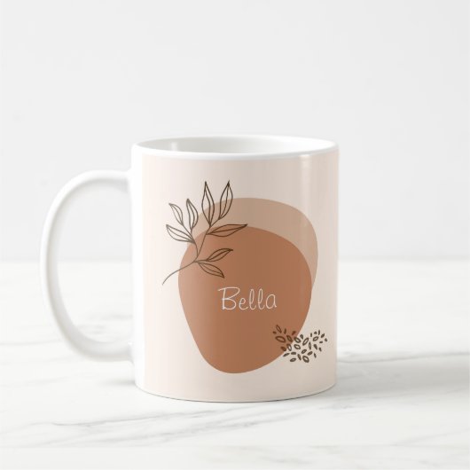 Mug Conception Boho avec message personnel | (Gauche)
