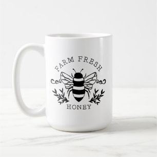 Mug Conception Botanique Vintage d'Abeille à Miel Frai
