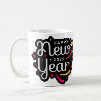 Mug Conception branchée et festive 2025 Bonne année
