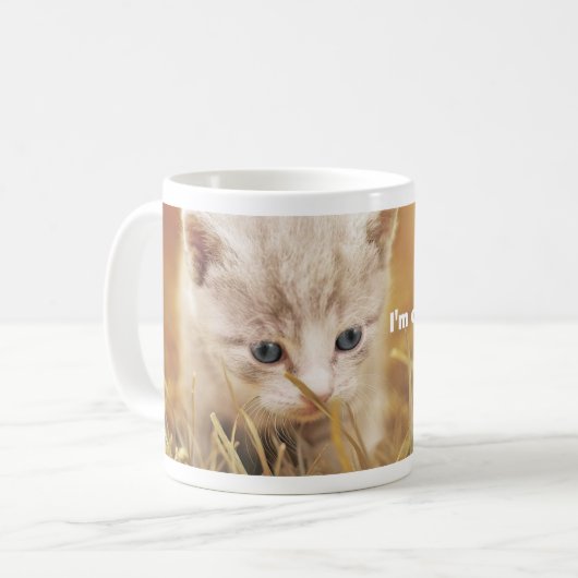 Mug Conception Brown adorable avec message texte (Devant gauche)
