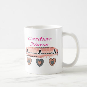 Mug Conception cardiaque de papier de l'infirmière EC