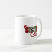 Mug Conception carreaux de Mama Claus (Devant droit)