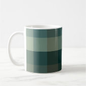 Mug Conception carreaux Vichy vert (Gauche)