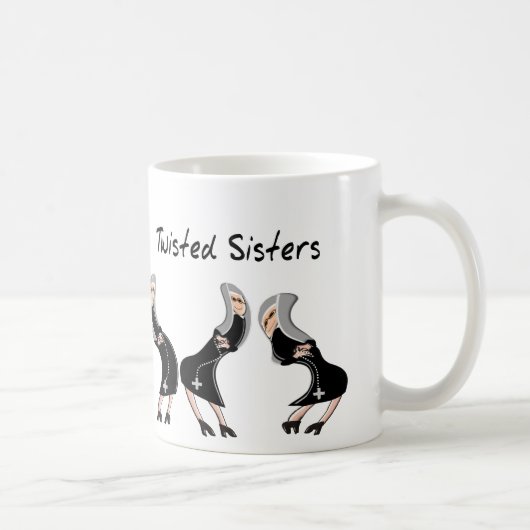 Mug Conception catholique "a tordu soeurs" de cadeaux (Droite)