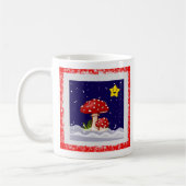 Mug conception champignons de Noël  (Gauche)
