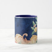 Mug Conception chinoise de couverture de bleu marine (Centre)