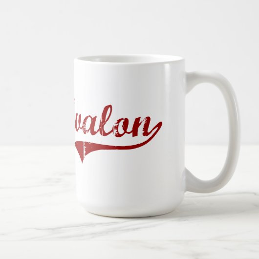 Mug Conception classique d'Avalon la Californie (Droite)