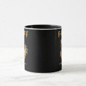 Mug Conception Classique de Blague de Poulet Criant Dr (Centre)